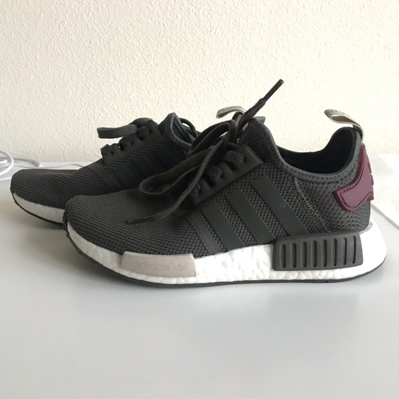 adidas nmd r1 utility grey maroon